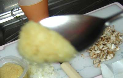 다진마늘 반숟가락