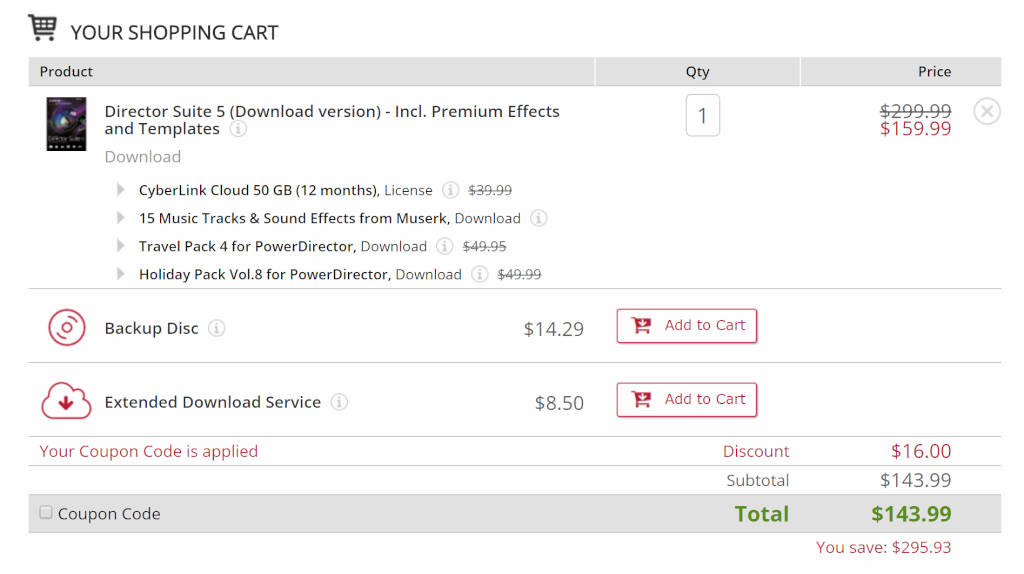 Director Suite 5 (Download version) - Incl. Premium Effects Total 143.99 USD